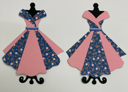 Large vintage dress - dress, card