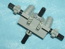 LEGO Technic Light GREY Split T Gearbox / Engine + Gears / Cogs & Black Axles