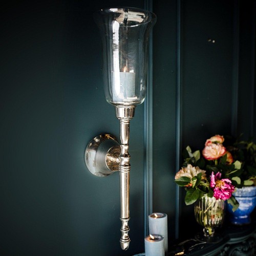 Pair classic candle sconces - of,