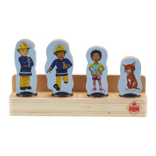 Fireman sam wooden figure - wooden,