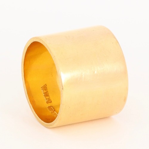 Vintage wide solid - solid, gold
