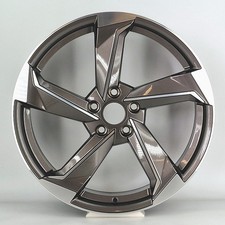 19"rotor gloss grey pol alloy