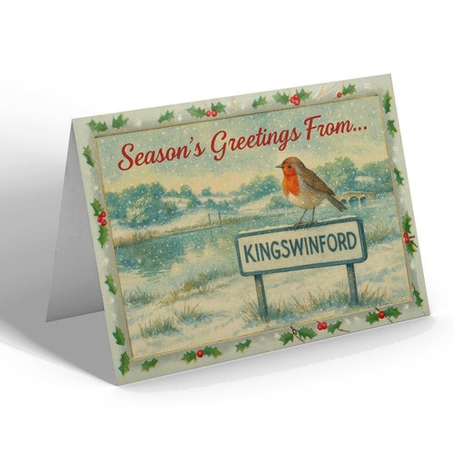 Christmas card kingswinford - card,