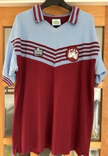 West Ham Retro Admiral Home Shirt 1977/80, Size XL In Very Good Condition