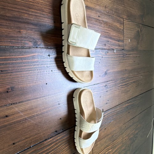 Gabor beige buckle - gabor, double
