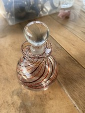 Vintage Hand Blown Glass Perfume Bottle