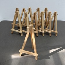12 Mini Wooden Easel Stand