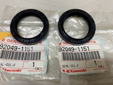 KAWASAKI NOS FORK OIL SEAL SET (2)  GPZ750  ZX6 ZX11 ZL600 GPZ600R GPZ1100