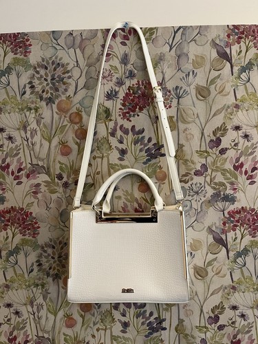 White gold faith leather - white,