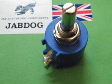 10 Turn Bourns Pot Potentiometer 5K Multiturn Panel Mount FineAdjust 20g 3R62