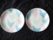 Pair Of -Next - Chicken - 19cm  Plates