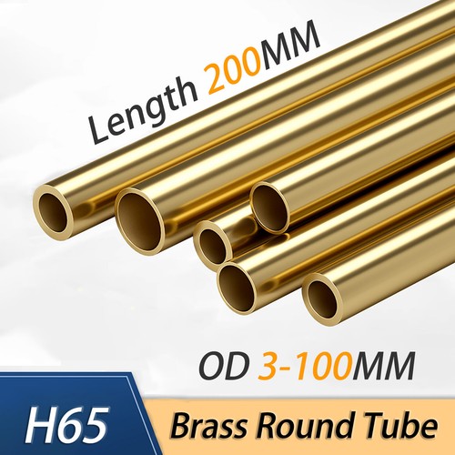 Brass round tube - round,