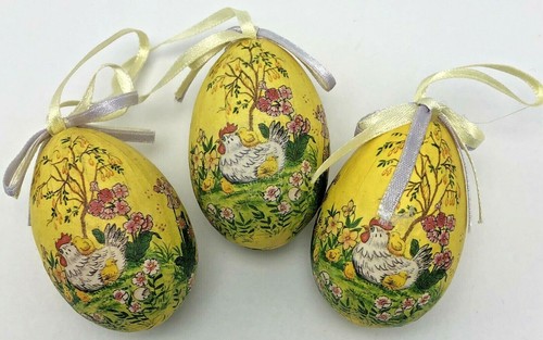 Vintage easter egg ornaments - easter,