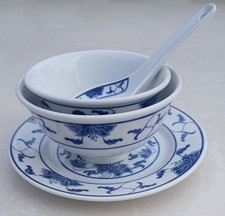 TATUNG of Taiwan set of 150mm Plate + 95mm Bowl + 112mm Bowl + Soup spoon/Ladle