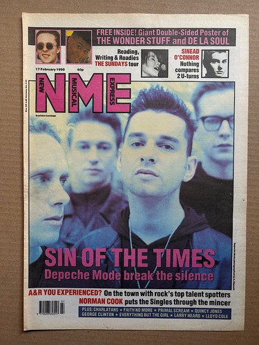 Depeche mode 1990 - nme, cover