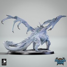 Chromatic White Dragon D&D Table Top Wargaming Resin Miniature