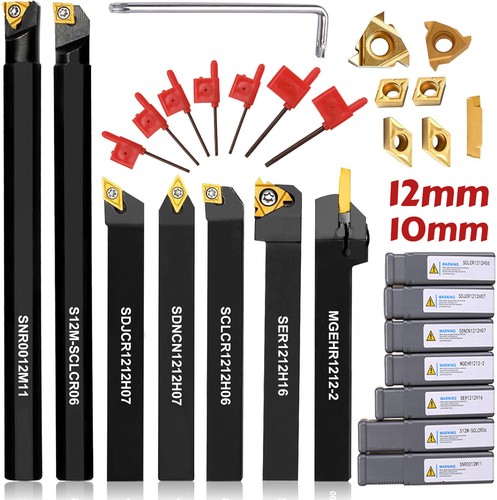 7set 12mm shank lathe - 10/12mm,