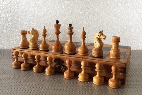 Vintage soviet russian wooden - vintage,