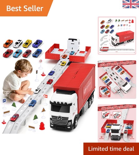 Foldable race track transport - track,