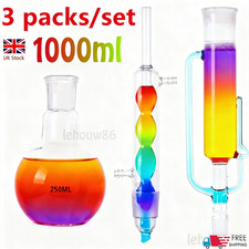 1000ml 3pc Soxhlet Extractor