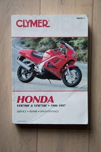 Honda vfr 750 1986 1997 - honda, clymer