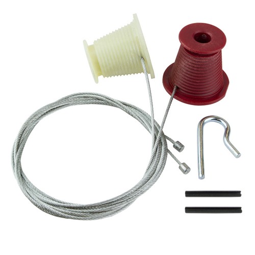 Garage door cones and cable - door,