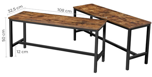 Industrial dining bench - dining, 2