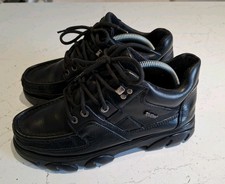 Kickers Mens Black Leather