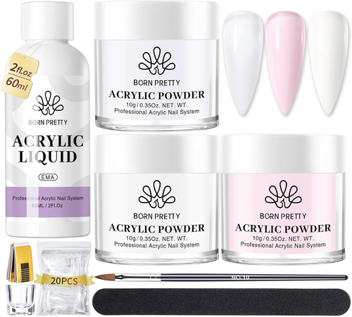 Acrylic nail kit powder - nail,