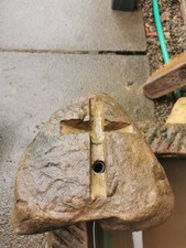 Natural Real Sandstone Small Boulder Cross Water Feature
