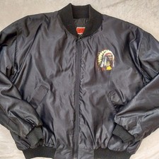Vintage 90s Men's Zip It Black