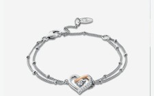 Clogau Kiss Silver Double