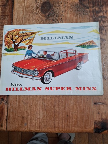 Vintage hillman super minx car - super,