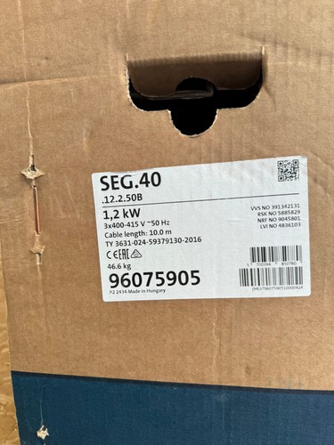 Grundfos seg 50b 415v - seg.40.12.2.50b,