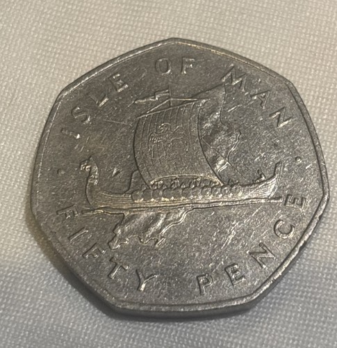 1976 isle man 50p fifty - 1976,