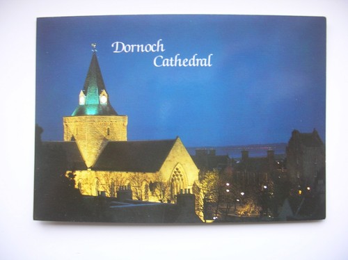 Dornoch postcard town - postcard,