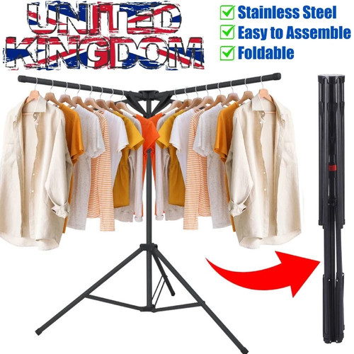 Tripod clothes drying rack - clothes,