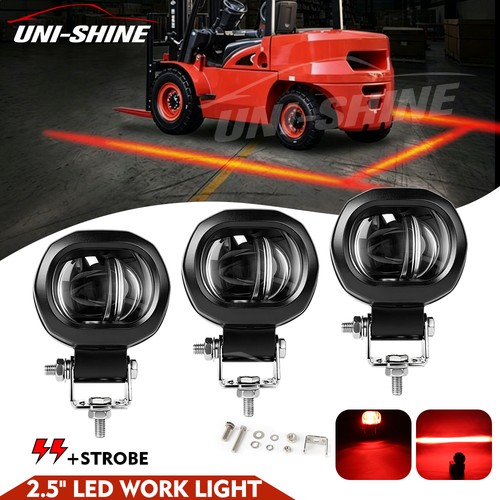 Red led forklift - 3x, truck