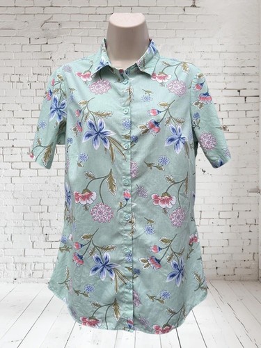 Cotton traders green - cotton, floral
