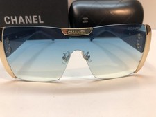 Chanel Sunglasses Black Gold