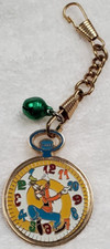Disney 2008 3D Spotlight Pin Goofy Pocket Watch With Fob & Chain LE 1500 64851