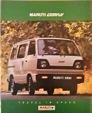 Maruti Omni (Suzuki minivan) Brochure c.1997