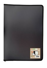 A3 50% Recycled 30 Pocket Zipped Display Book, File Folder, Artwork Portfolio