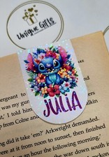 Personalised Stitch Magnetic Bookmark | Stocking Filler | Page Saver 