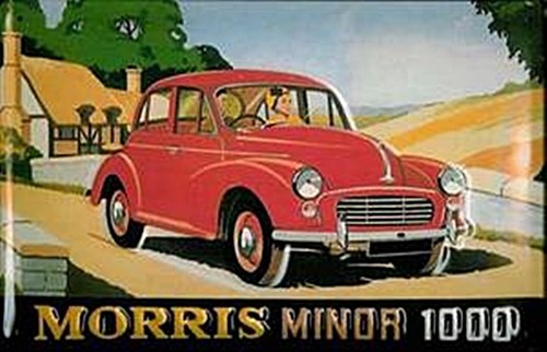 Morris minor 1000 embossed - 1000,