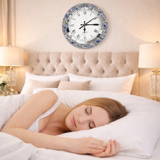 30cm Wall Clock Sparkle Design