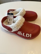 ALDImania RED Fur Lined Clogs