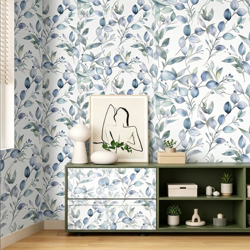 Leaf peel and stick wallpaper - stick,