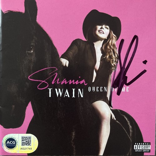 Shania twain signed - shania, queen