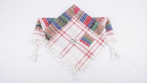 Multi color pattern shemagh - pattern,